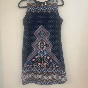 Aztec Navy dress